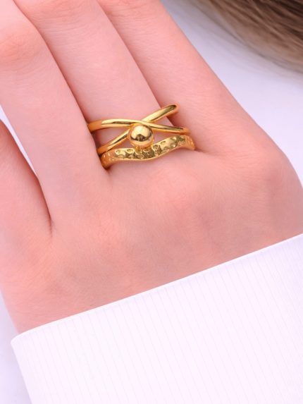 Ατσάλινο Δαχτυλίδι με Μπίλια